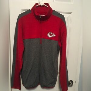 Kansas City Chiefs NFL.com half zip polyester jacket